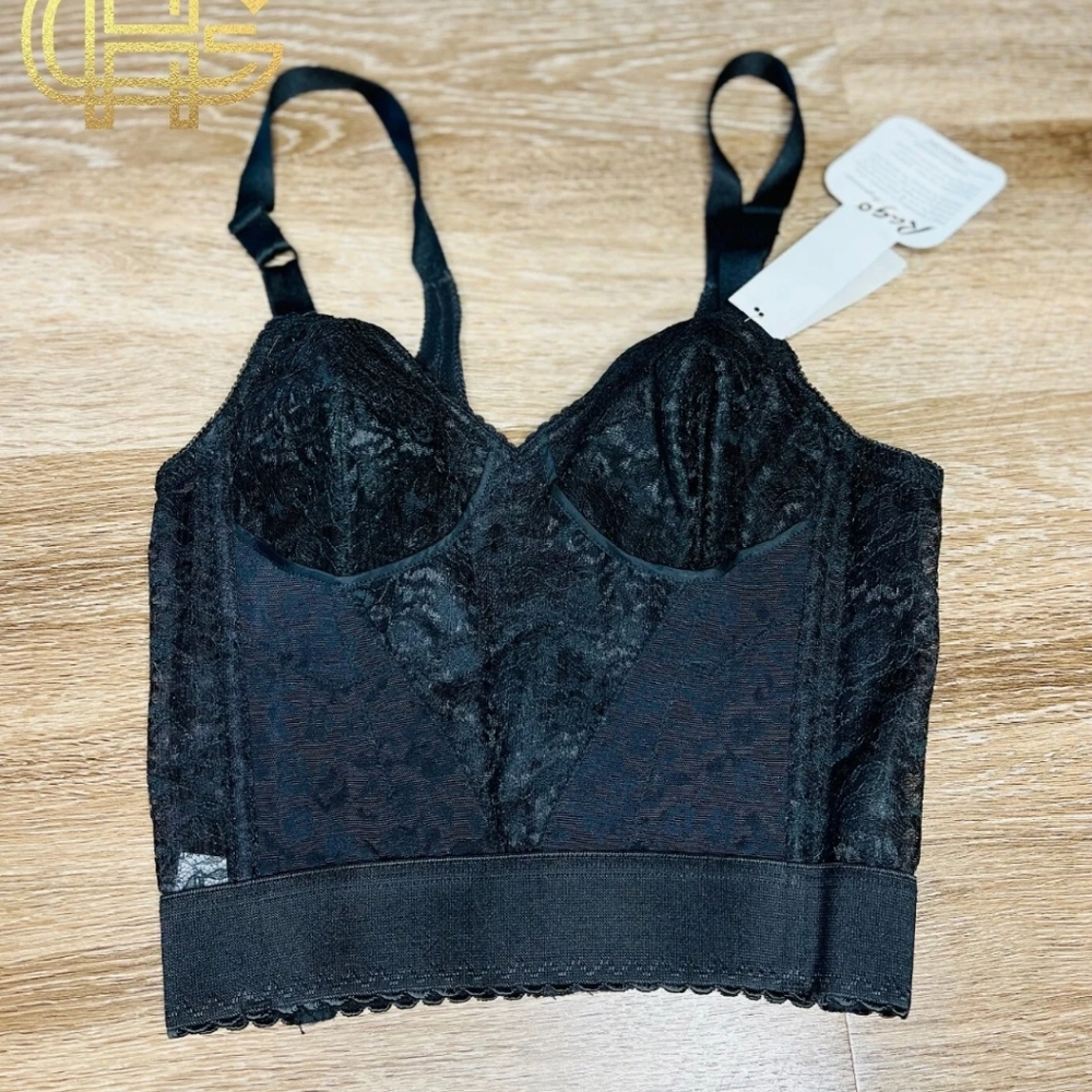 Rago longline bra style 2202 black 36D